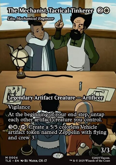 Lita, Mechanical Engineer, Avatar: The Last Airbender Eternal #4, Magic: The Gathering card