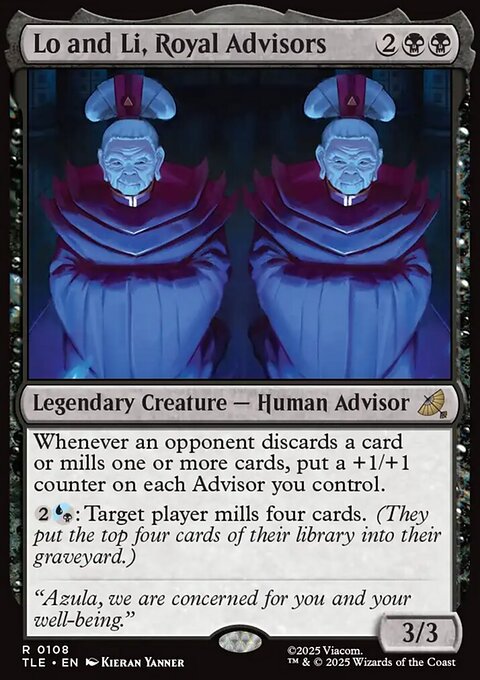 Lo and Li, Royal Advisors, Avatar: The Last Airbender Eternal #108, Magic: The Gathering card