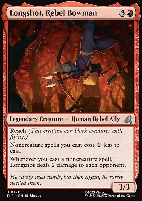 Longshot, Rebel Bowman, Avatar: The Last Airbender Eternal #120, Magic: The Gathering card