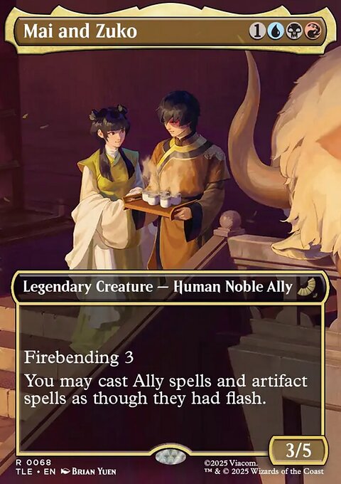 Mai and Zuko, Avatar: The Last Airbender Eternal #68, Magic: The Gathering card