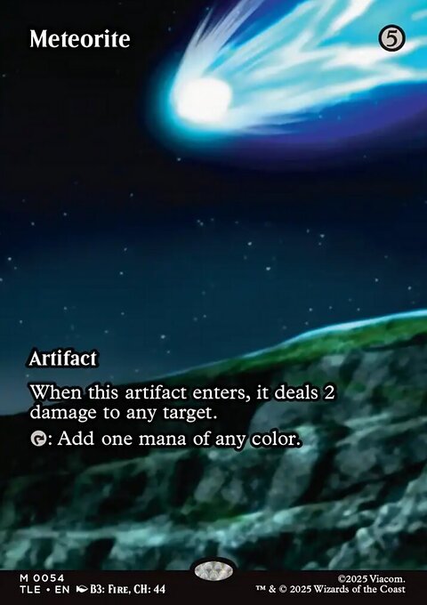 Meteorite, Avatar: The Last Airbender Eternal #54, Magic: The Gathering card