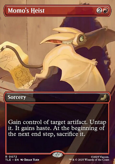 Momo's Heist, Avatar: The Last Airbender Eternal #72, Magic: The Gathering card