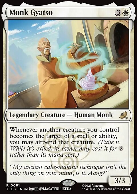 Monk Gyatso, Avatar: The Last Airbender Eternal #81, Magic: The Gathering card