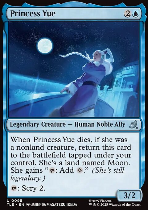 Princess Yue, Avatar: The Last Airbender Eternal #95, Magic: The Gathering card
