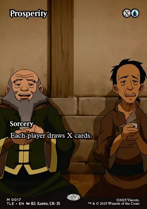 Prosperity, Avatar: The Last Airbender Eternal #17, Magic: The Gathering card