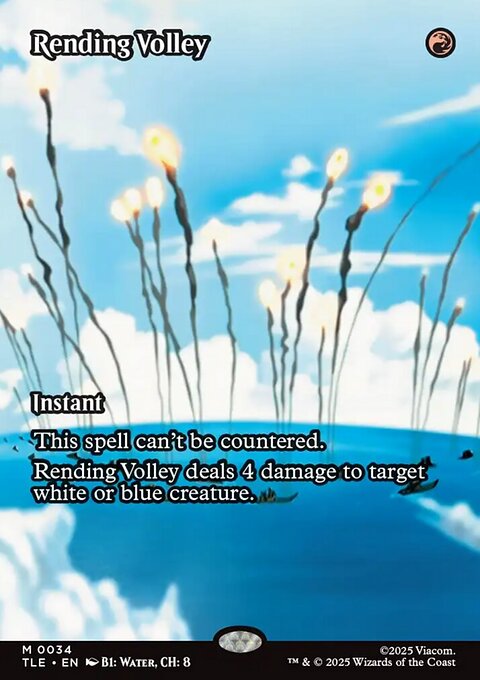 Rending Volley, Avatar: The Last Airbender Eternal #34, Magic: The Gathering card
