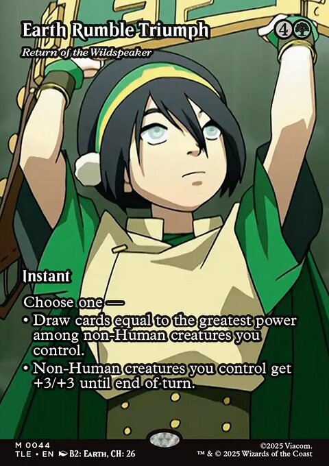 Return of the Wildspeaker, Avatar: The Last Airbender Eternal #44, Magic: The Gathering card