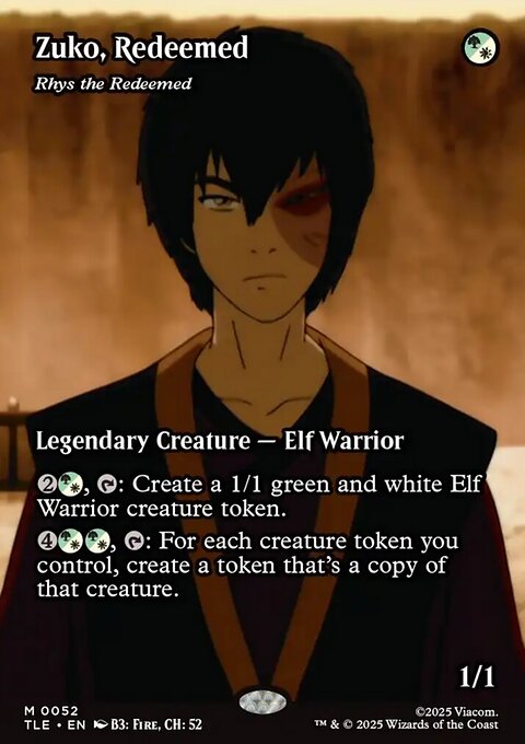 Rhys the Redeemed, Avatar: The Last Airbender Eternal #52, Magic: The Gathering card