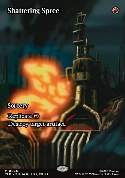 Shattering Spree, Avatar: The Last Airbender Eternal #36, Magic: The Gathering card