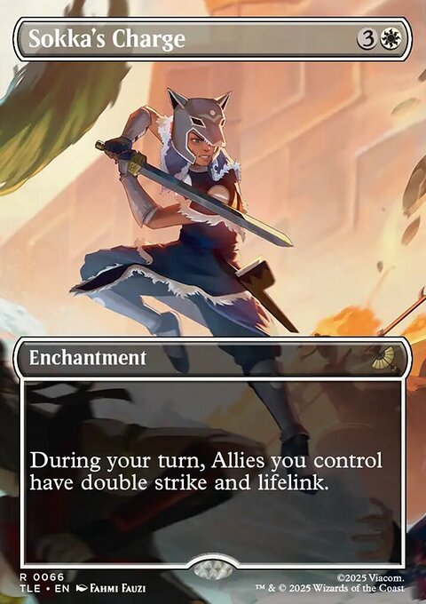 Sokka's Charge, Avatar: The Last Airbender Eternal #66, Magic: The Gathering card