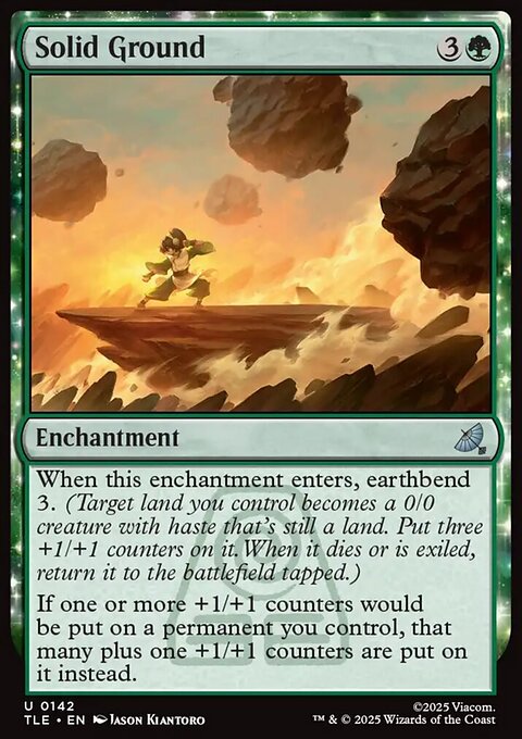 Solid Ground, Avatar: The Last Airbender Eternal #142, Magic: The Gathering card