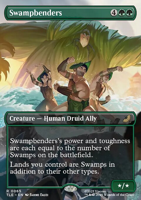 Swampbenders, Avatar: The Last Airbender Eternal #65, Magic: The Gathering card