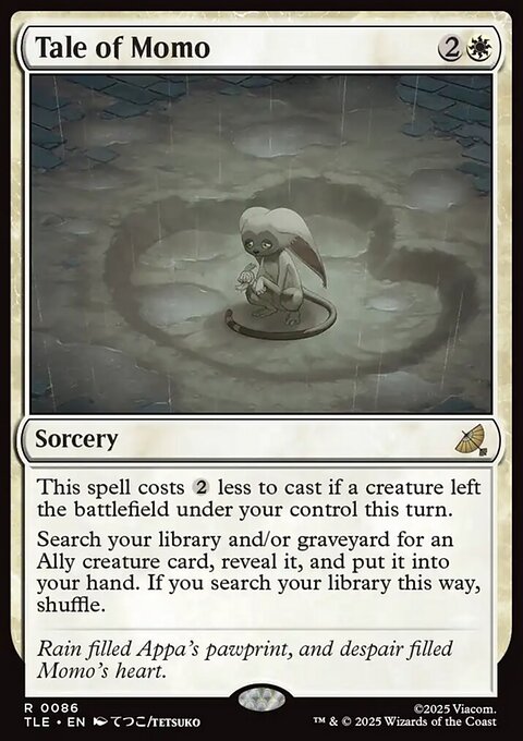 Tale of Momo, Avatar: The Last Airbender Eternal #86, Magic: The Gathering card