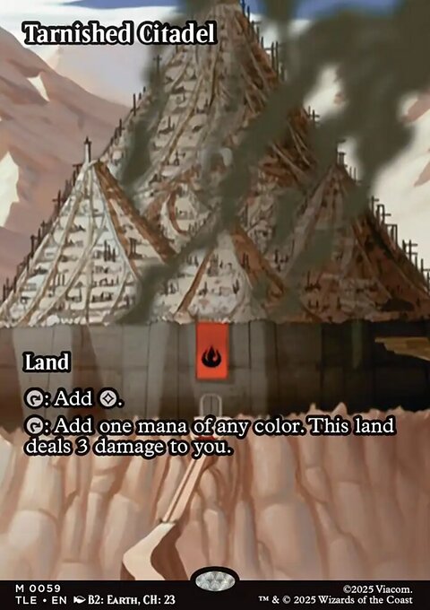 Tarnished Citadel, Avatar: The Last Airbender Eternal #59, Magic: The Gathering card
