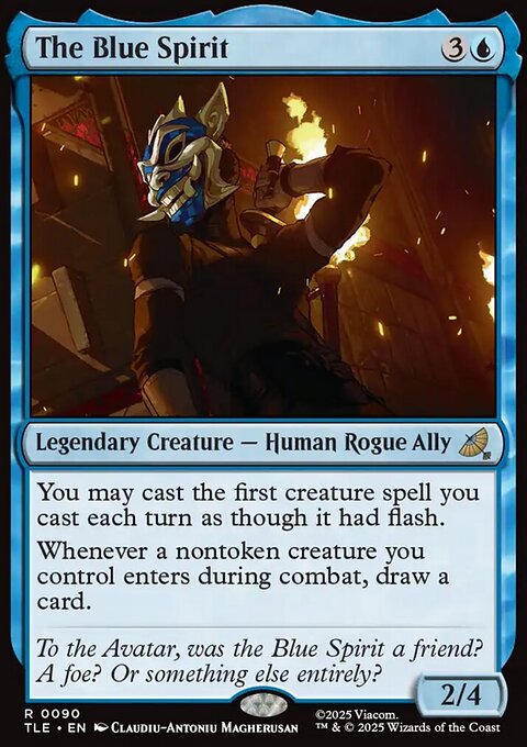 The Blue Spirit, Avatar: The Last Airbender Eternal #90, Magic: The Gathering card