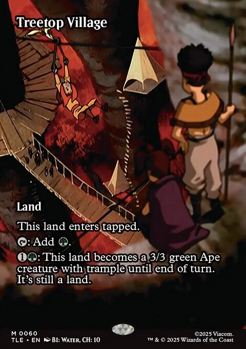 Treetop Village, Avatar: The Last Airbender Eternal #60, Magic: The Gathering card