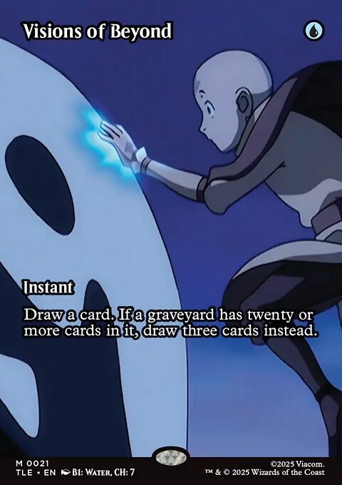 Visions of Beyond, Avatar: The Last Airbender Eternal #21, Magic: The Gathering card