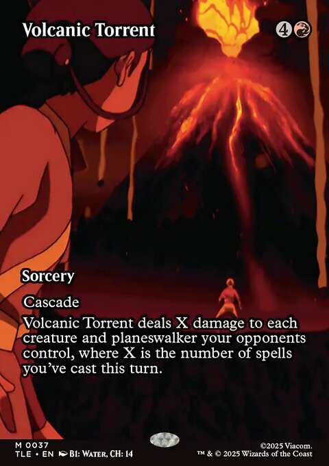 Volcanic Torrent, Avatar: The Last Airbender Eternal #37, Magic: The Gathering card