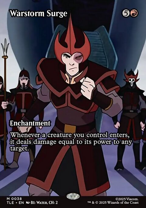 Warstorm Surge, Avatar: The Last Airbender Eternal #38, Magic: The Gathering card