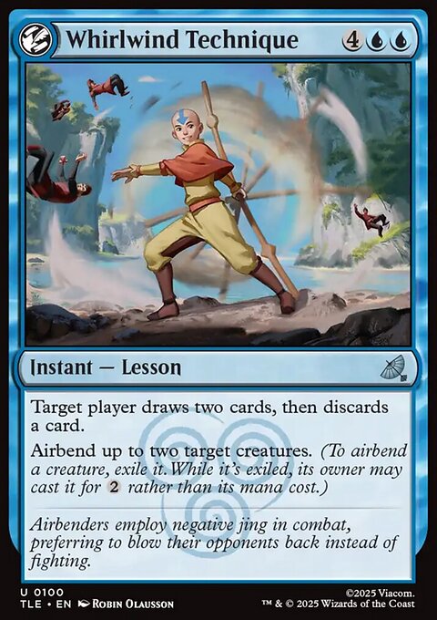 Whirlwind Technique, Avatar: The Last Airbender Eternal #100, Magic: The Gathering card