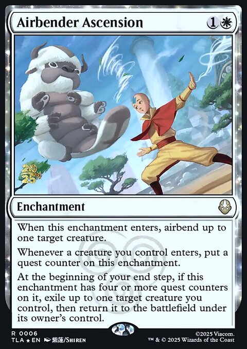Airbender Ascension, Avatar: The Last Airbender Promos #6s, Magic: The Gathering card