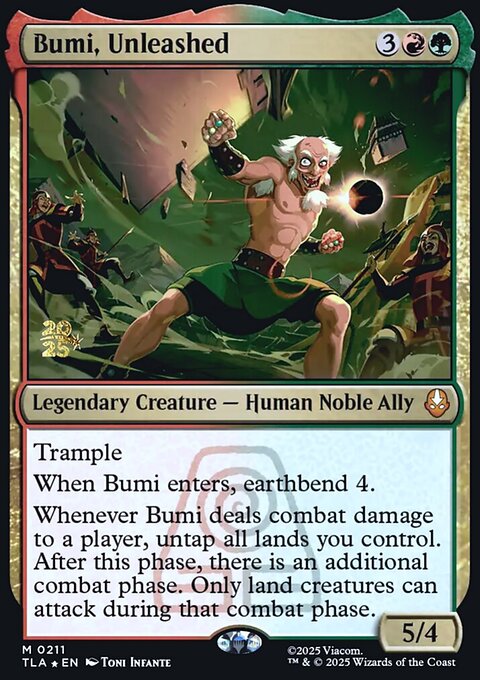 Bumi, Unleashed, Avatar: The Last Airbender Promos #211s, Magic: The Gathering card