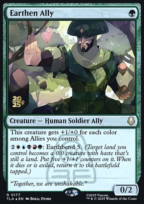 Earthen Ally, Avatar: The Last Airbender Promos #177s, Magic: The Gathering card