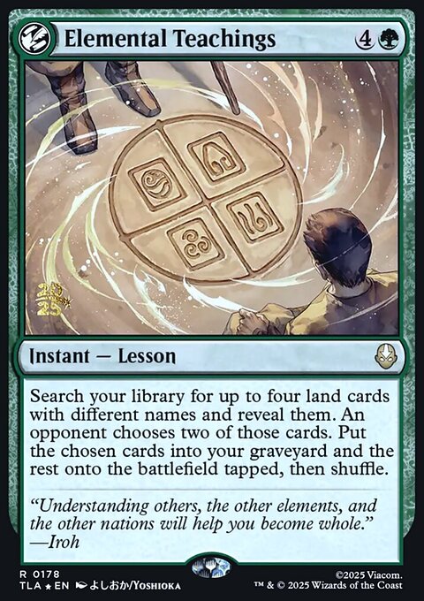Elemental Teachings, Avatar: The Last Airbender Promos #178s, Magic: The Gathering card