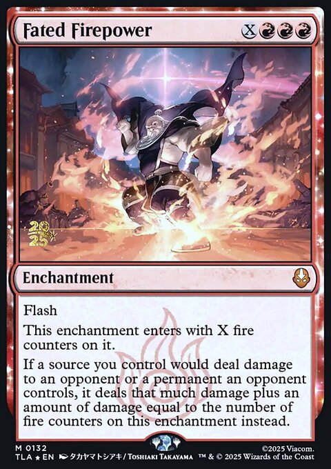 Fated Firepower, Avatar: The Last Airbender Promos #132s, Magic: The Gathering card