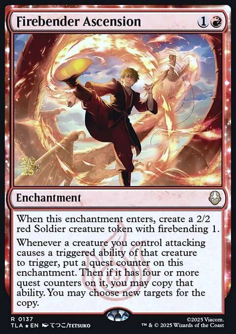 Firebender Ascension, Avatar: The Last Airbender Promos #137s, Magic: The Gathering card