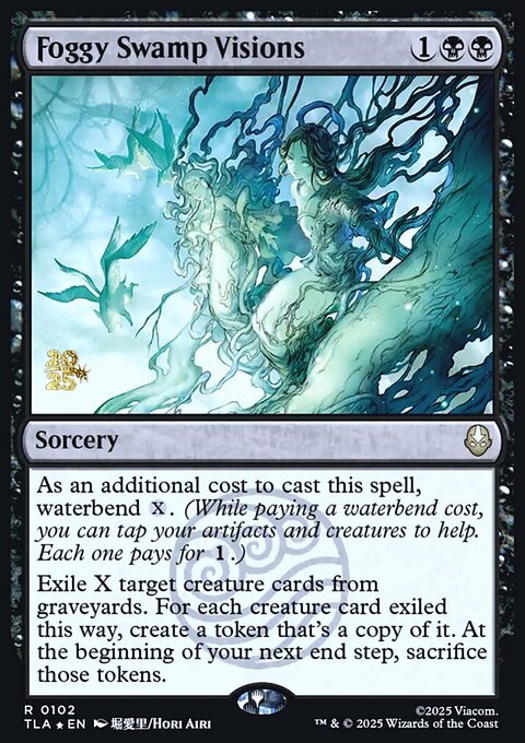 Foggy Swamp Visions, Avatar: The Last Airbender Promos #102s, Magic: The Gathering card