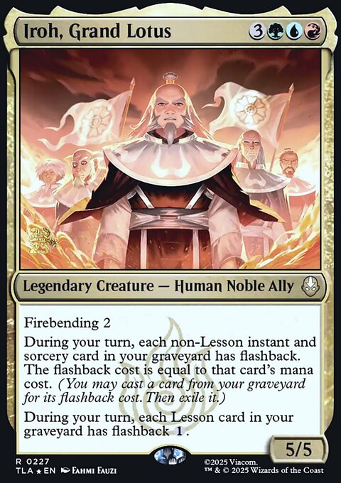 Iroh, Grand Lotus, Avatar: The Last Airbender Promos #227s, Magic: The Gathering card