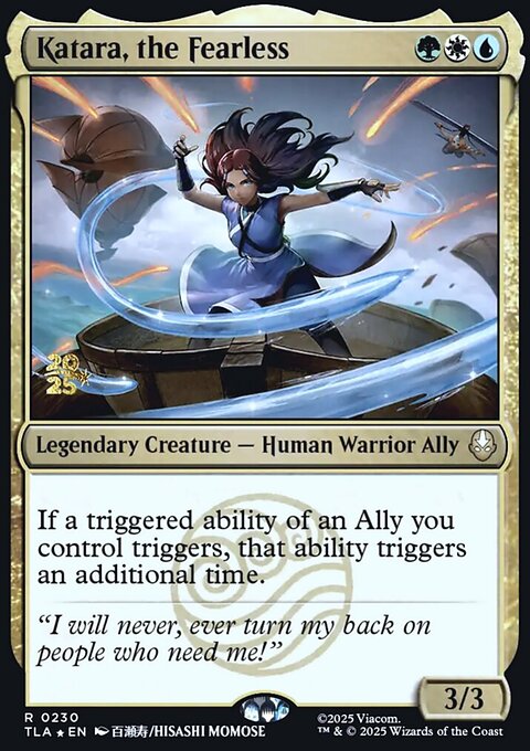 Katara, the Fearless, Avatar: The Last Airbender Promos #230s, Magic: The Gathering card