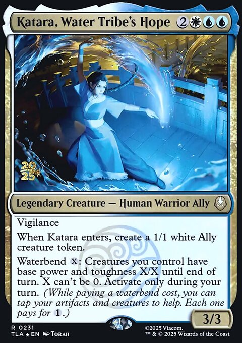 Katara, Water Tribe's Hope, Avatar: The Last Airbender Promos #231s, Magic: The Gathering card
