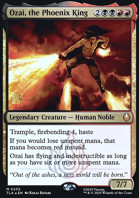 Ozai, the Phoenix King, Avatar: The Last Airbender Promos #235s, Magic: The Gathering card