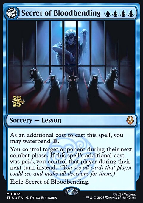 Secret of Bloodbending, Avatar: The Last Airbender Promos #69s, Magic: The Gathering card