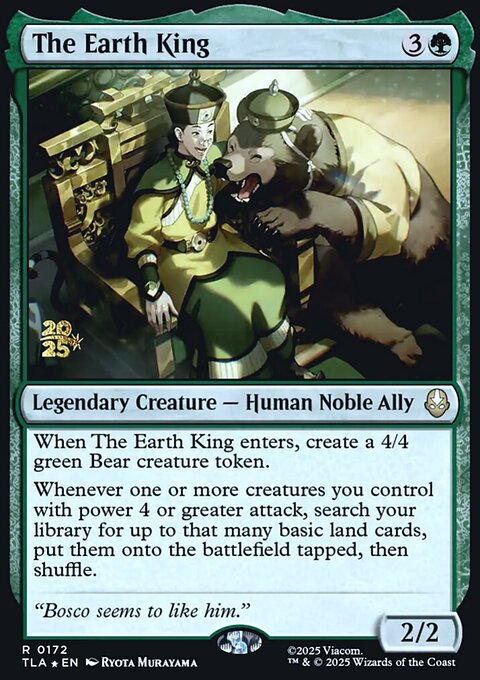 The Earth King, Avatar: The Last Airbender Promos #172s, Magic: The Gathering card