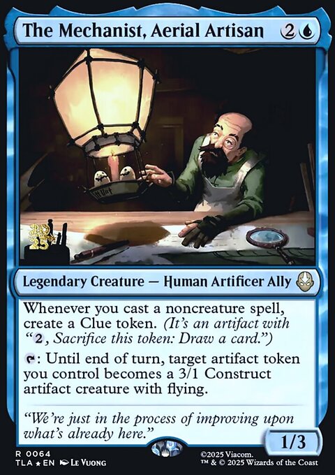 The Mechanist, Aerial Artisan, Avatar: The Last Airbender Promos #64s, Magic: The Gathering card