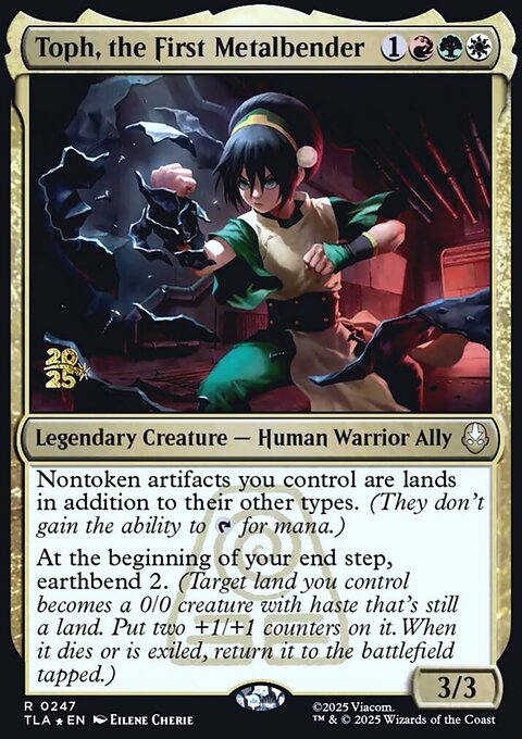 Toph, the First Metalbender, Avatar: The Last Airbender Promos #247s, Magic: The Gathering card
