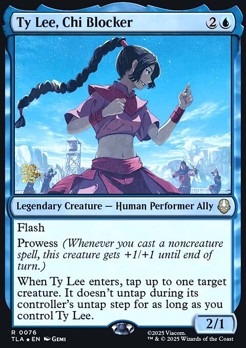 Ty Lee, Chi Blocker, Avatar: The Last Airbender Promos #76s, Magic: The Gathering card