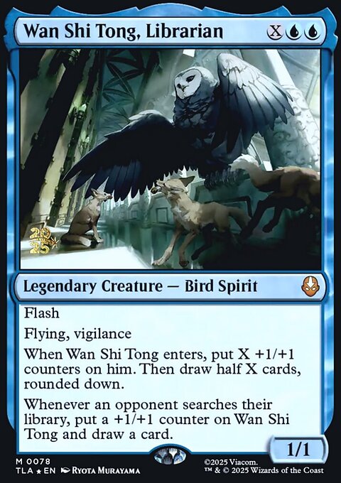 Wan Shi Tong, Librarian, Avatar: The Last Airbender Promos #78s, Magic: The Gathering card