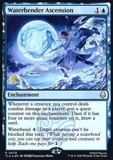 Waterbender Ascension, Avatar: The Last Airbender Promos #79s, Magic: The Gathering card