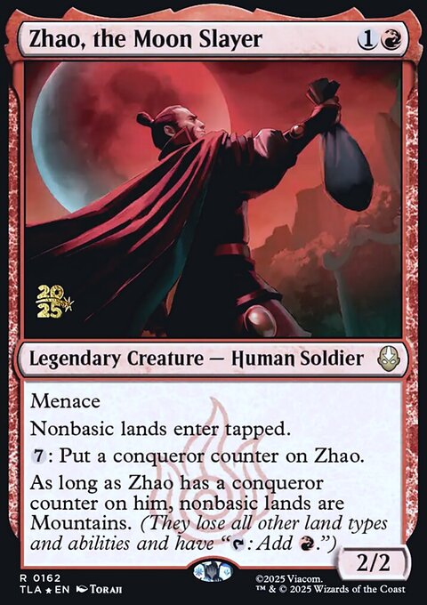 Zhao, the Moon Slayer, Avatar: The Last Airbender Promos #162s, Magic: The Gathering card