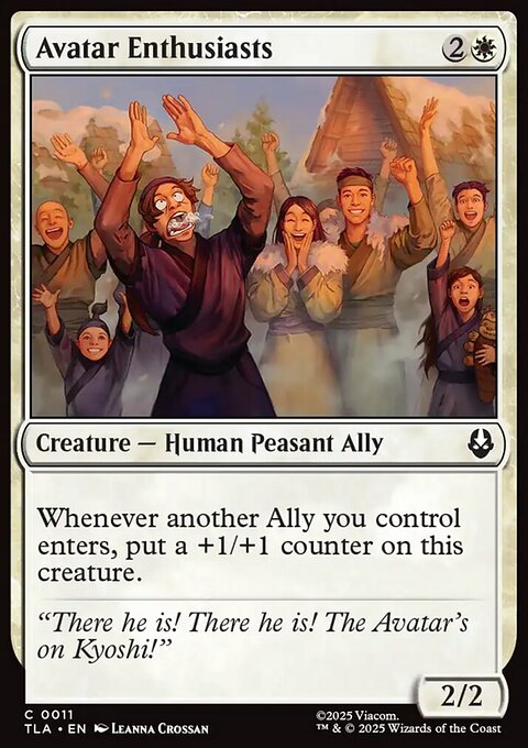 Avatar Enthusiasts, Avatar: The Last Airbender #11, Magic: The Gathering card