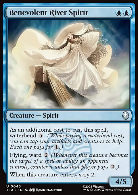 Benevolent River Spirit, Avatar: The Last Airbender #45, Magic: The Gathering card
