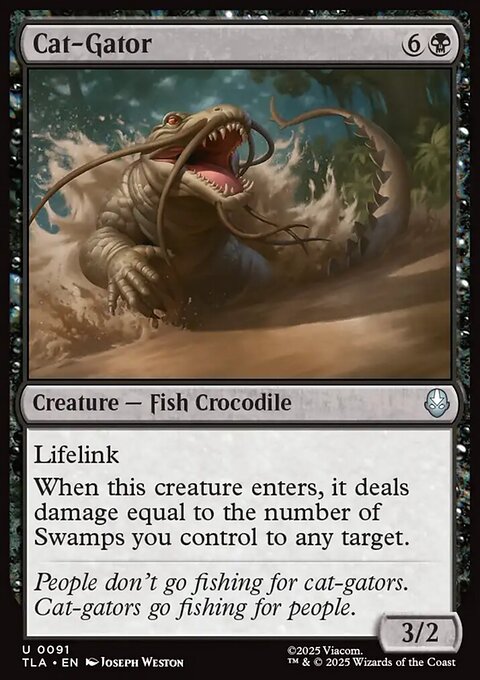 Cat-Gator, Avatar: The Last Airbender #91, Magic: The Gathering card