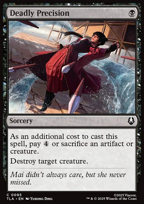 Deadly Precision, Avatar: The Last Airbender #95, Magic: The Gathering card