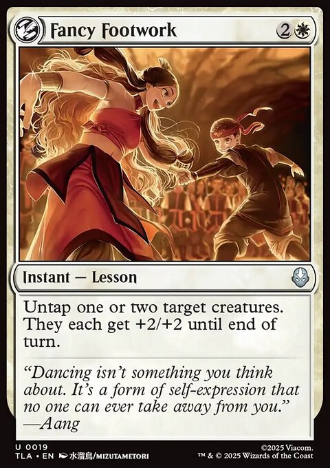 Fancy Footwork, Avatar: The Last Airbender #19, Magic: The Gathering card