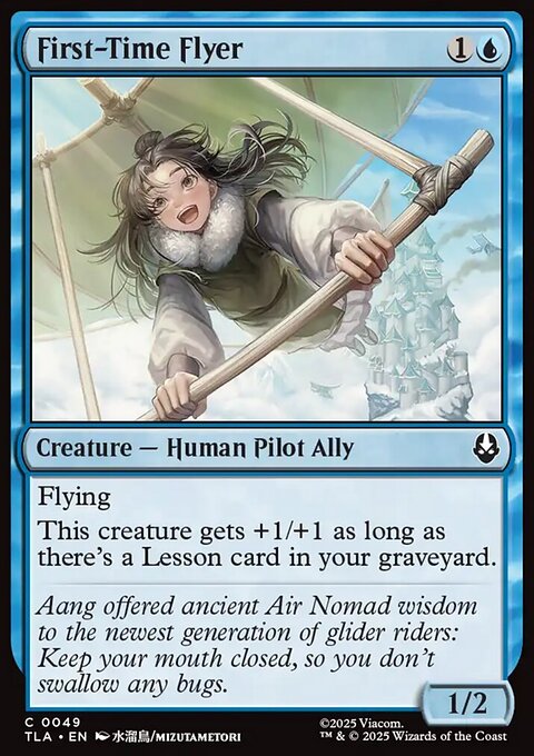 First-Time Flyer, Avatar: The Last Airbender #49, Magic: The Gathering card