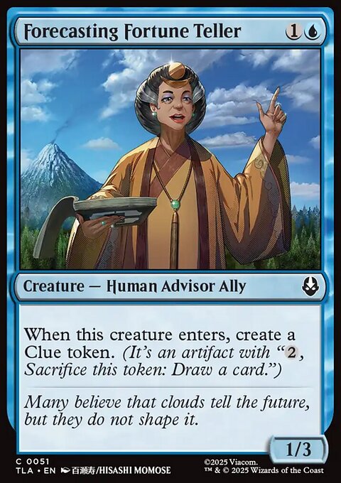 Forecasting Fortune Teller, Avatar: The Last Airbender #51, Magic: The Gathering card